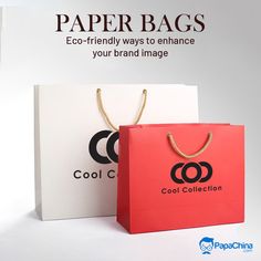 Paper Bags, Custom Printed Paper Bags, Promotional Paper Bags, Promotional Paper Bags, Paper Bags Wholesale Image Fun, Brand Image