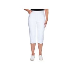 A modern fit combined with an elastic waistband will make these women's Alfred Dunner capri pants your new go-to for the season. Click on this WOMEN'S GUIDE to find the perfect fit and more! A modern fit combined with an elastic waistband will make these women's Alfred Dunner capri pants your new go-to for the season. Click on this WOMEN'S GUIDE to find the perfect fit and more! Pull-on Design 2 round pocketsFIT & SIZING 19-in. inseam Modern fit Comfort waistband Faux-flyFABRIC & CARE Rayon, nyl Alfred Dunner, Modern Fit, Fabric Care, Gender Female, Capri Pants, Age Group, Capri, Color White, Perfect Fit