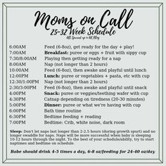 the mom's on call flyer for mother's day is shown in black and white