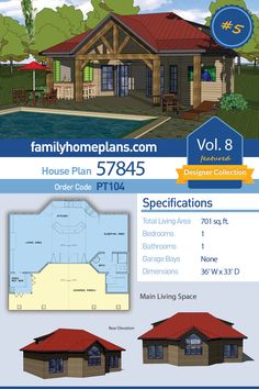 the house plan for this family home