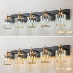 two views of the same light fixture