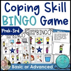 the coping skill game for children to learn how to play and use it as an activity