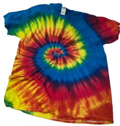 You'll be ready for Woodstock and groovin in this tie dye pull over cotton blend t-shirt. Perfect for Halloween, cosplay, theme parties, going to the movies, theatrical productions and so much more! Available in Men's Plus size 2 XL or 5 XL. Costumes typically run a little smaller than regular clothing sizes. Please purchase accordingly. Other hippie and 1960’s – 1970’s costumes and accessories (jewelry, wigs) are sold separately on our page – subject to availability. Style and colors may vary slightly. Retro Tie-dye Short Sleeve Tops, Retro Tie Dye Short Sleeve Top, Groovy Multicolor Crew Neck T-shirt, Retro Rainbow Short Sleeve T-shirt, Retro Rainbow Colored Short Sleeve T-shirt, Rave Multicolor Cotton Top, Groovy Multicolor Cotton T-shirt, Hippie Multicolor Short Sleeve T-shirt, Multicolor Short Sleeve Hippie T-shirt