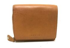 Coach Vintage Glove Tanned Camel Tan Leather Zip Around Sm Coin Purse Wallet WOW Casual Everyday Coach Wallets, Casual Coach Wallets For Everyday Use, Casual Coach Everyday Wallets, Cognac Leather Wallet, Coach Brown Coin Purse With Interior Card Slots, Brown Coach Coin Purse With Interior Card Slots, Elegant Brown Coach Wallet, Coach Bags In Cognac With Gold-tone Hardware, Coach Brown Wallets For On-the-go