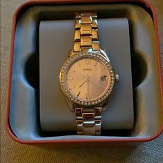 New. Never Used. Fossil Rose Gold Women’s Watch. Comes In Original Box. Might Need New Battery Fossil Watches Women Rose Gold, Watches Women Black, Fossil Watches Women, Rose Gold Watches Women, Gold Watches, Gold Watches Women, Watches Women, Fossil Watch, Fossil Watches