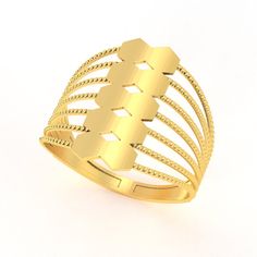 Indulge in the enchantment of our exclusive 14K gold ring, meticulously designed for the modern woman. This captivating piece features elegant hexagons and shimmering beads, creating a perfect blend of lightness and sophistication. The delicate design ensures a comfortable fit, making it an ideal accessory for daily wear and special occasions alike. Whether you're looking to enhance your everyday style or searching for a thoughtful gift, this ring is a luminous choice. Treat yourself or surprise someone special with this finely crafted symbol of timeless beauty. Elevate your jewelry collection with the subtle sparkle and charm of this 14K gold ring, a testament to grace and refined taste that complements the discerning woman's aesthetic As Gohle Jewelry, I am excited to share special desig Delicate Design, 14k Gold Ring, Jewelry Cleaner, Perfect Ring, Stackable Rings, Everyday Style, Gold Bands, Modern Woman, Timeless Beauty