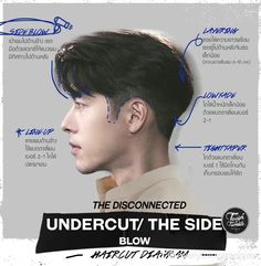 Asian Men Short Hairstyle, Undercut Men