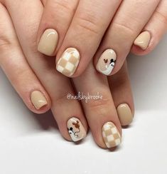 Fall Halloween Nails, Simple Disney Nails, Spooky Disney, Halloween Nail Ideas, Holloween Nails