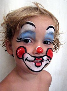 clowning around. Love using face paint for kids.....if they can hold still. Makeup Clown, Kids Makeup