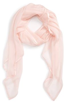 Nordstrom Satin Border Silk Chiffon Scarf | Nordstrom Silk Shawl Scarves For Evening, Chic Silk Shawl Scarf, Silk Scarf For Party In Spring, Silk Scarf For Spring Party, Silk Shawl Scarf For Party, Elegant Silk Shawl Scarf For Spring, Silk Shawl For Spring Formal Events, Silk Shawl For Spring Formal Occasions, Silk Shawl For Formal Spring Events