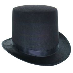 PRICES MAY VARY. One size fits most adults Approximately 22 1/4" around inside of hat Top hat is approximately 6" tall Made of hard felt fabric Perfect addition to Halloween Costumes, Cosplay, Dress Up accessory, and much more GIFTEXPRESS Black Magician Felt Hat 
Giving a perfect touch of magic with this Magician Hat. 
It is made of hard felt fabric, and dressed with black satin ribbonribbon around the hat band and brim. 
One size fits most Adults Ringmaster Hat, Butler Costume, Magician Hat, Magician Costume, Top Hat Costume, Dress Up Party, Steampunk Hat, Up Party, Dressup Party