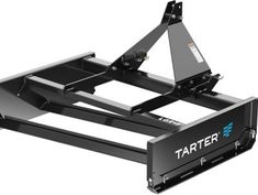 the tarter trailer is mounted on top of another vehicle's flatbed frame