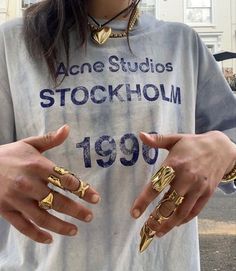 Stacked Jewelry, Dream Jewelry, Fashion Killa, Cute Jewelry, Stockholm, Cool Girl