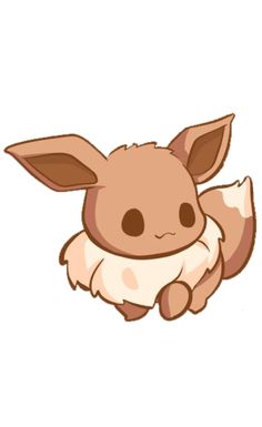 an animal that is sitting down with its eyes closed and ears wide open, in the shape of a pikachu