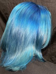 Blue Inspiration, Blue Hair, Hair Looks, Hair Ideas, Hair Color, Hair, Blue, Quick Saves, Hair Colour