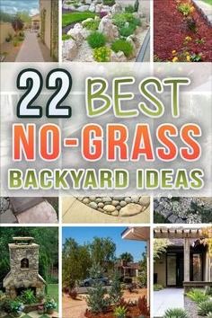 No Plants Landscaping Ideas, Non Grass Yard Ideas, Yards With No Grass Ideas, Low Maintenance Patio Ideas, No Lawn Garden Ideas, Small Garden Ideas Low Maintenance Backyard Designs, Landscaping Backyard Ideas On A Budget, Low Budget Landscaping Ideas, Small Yard Landscaping Ideas No Grass Backyard Designs