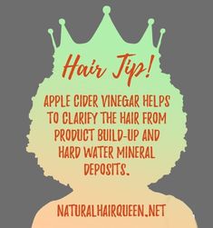 Apple Cider Vinegar Hair Rinse, Vinegar Hair Rinse, Apple Cider Vinegar For Hair, Best Natural Hair Products, Natural Hair Community, Hair Rinse