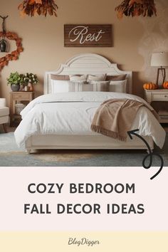 Cozy Bedroom Fall Decor Ideas Bedroom Fall Decor, Inviting Bedroom, Plaid Curtains, Bedroom Decor Cozy