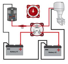 the wiring diagram for an off grid battery