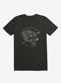 Officially licensed art by Tobe Fonseca.Lightweight 100% combed ring spun cottonWash cold; dry lowImportedListed in men's sizes Everything Is Fine, Tshirts Online, Shirt Online, Mens Graphic Tshirt, Ring, Mens Tshirts, Mens Tops, T Shirt, Art