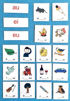 the spanish words are arranged in squares to spell out what is in each letter and how do they use them?