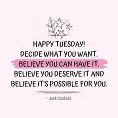 jack canfield quote about happy tuesday