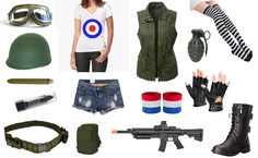 Tank Girl Costume | DIY Guides for Cosplay & Halloween Marceline Cosplay, Ariel Halloween, Diy Girls Costumes, Lori Petty, Coast Outfit