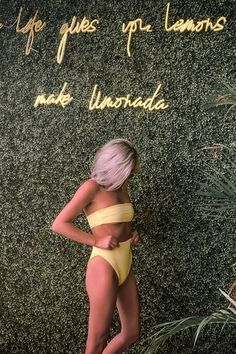 fashion poses, style inspiration and summer photography for your Instagram feed! #womensfashion Summer Photography Ideas, Yellow Bathing Suit, Swimsuit Aesthetic, Beach Outfit For Women, Outfits Trending, Outfits For Summer