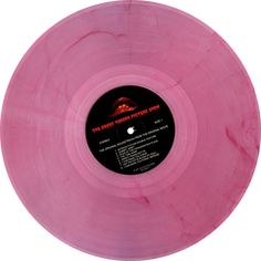 a pink vinyl record with the rolling stones on it