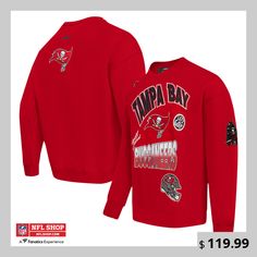 Turn up your Tampa Bay Buccaneers game day style with this Pro Standard Turn It Up Drop Shoulder Pullover Sweatshirt. This sweatshirt boasts a crew neck for a traditional look and a comfortable, all-day feel. Plus, the midweight design and French terry lining make this pullover perfect for moderate temperatures. Gray Label, Plaid Pullover, Fleece Quarter Zip, Quarter Zip Jacket, Tampa Bay Buccaneers, Turn Up, Full Zip Hoodie, Hoodie Top, Tampa Bay