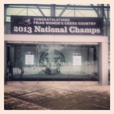 an entrance to the 2013 national champs