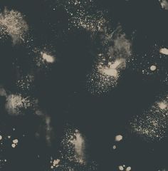 an abstract black and white painting with lots of dots on it's surface in the dark