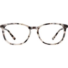 These chic oval glasses will add polish to any look. The medium-sized eyeglasses is made with lightweight acetate and features spring hinges for added comfort. It has a glossy finish and is available in ivory tortoiseshell.Please note the actual pattern on eyeglasses may vary slightly from the one pictured. | Zenni Women's Preppy Oval Prescription Eyeglasses Pattern Tortoise Shell Plastic Ivory Tortoise Eyeglasses, Tortoise Shell Glasses Women, Stylish Eyeglasses For Women, Zenni Glasses, Zenni Optical Glasses, Shell Glasses, Tortoise Shell Glasses, Diamond Face Shape, Stylish Eyeglasses