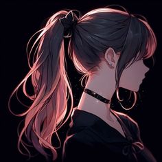 Anime Pfp Girly, Pfp Unique, Anime Girlies, Anime Black Hair, Girly Art Illustrations, Anime Pics, Anime Character Drawing