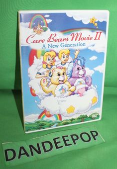 the dvd cover for care bears movie ii, with an image of three teddy bears on top