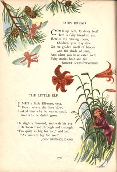 an old christmas card with birds and flowers