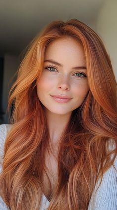 👸💎 Exquisite Copper Hair Color fall hair colors copper blonde Inspiration 💖 Fall Hair Colors Copper, Hair Color Fall, Copper Blonde Hair Color, Copper Blonde Hair, Copper Blonde, Hair Maintenance Tips, Blonde Tones, Hairstyles For Women Over 50, Copper Hair Color