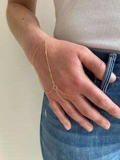 14k Gold-filled Chain Ring As A Gift, 14k Gold Filled Chain Ring As Gift, Adjustable 14k Gold-filled Chain Bracelet, Adjustable 14k Gold Filled Chain Bracelet, Adjustable Chain Link Ring As Gift, Adjustable Chain Link Ring For Gifts, Handmade Minimalist Yellow Gold Chain Bracelet, Minimalist Handmade Gold Chain Bracelet, Delicate Adjustable Gold Chain Bracelet