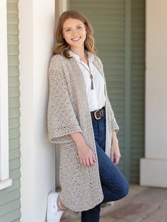 Crochet - Patterns - Annie's Signature Designs - Fall 2022 Apparel - ANNIE'S SIGNATURE DESIGNS: Avena Kimono Cardi Crochet Pattern Twinset Cardigan, Crochet Kimono Cardigan, Kimono Crochet, Vest Patterns, Crochet Kimono, Basic Embroidery, Fall Crochet Patterns, Garment Pattern, Crochet Clothing