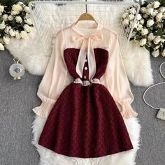 Light luxury dress, bowknot, cute party dressMaterial:blendedColor:red,blackStyle:cuteFeatures:bowknotSize(cm):M,L ,XL 1inch=2.54cm 1cm=0.39 inchM length 82 sleeve length 57 bust 90&ltp&gtL length 83 sleeve length 58 bust 94</p>&ltbr/>&ltp&gtXL length 84 sleeve length 59 bust 98</p>&ltbr/>&ltp&gtNote:Due to different measurement methods,there will be 1-3 error(unite:cm), please understand.</p>&ltbr/> Party A-line Dresses With Bow, A-line Mini Dress With Bow For Prom, Mini Length Party Dress With Bow Print, Evening Mini Dress With Bow Tie, Mini Party Dress With Bow Tie, Black Party Dress With Bow Tie, Party Mini Dress With Bow Tie, Mini Length Party Dresses With Bow Tie, Elegant Mini Dress With Bow Tie For Party