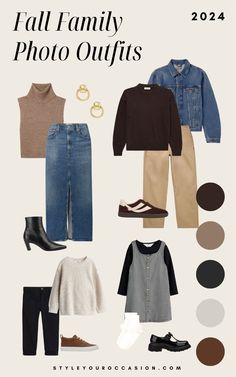 the fall family photo outfits guide