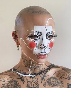 Halloweenský Makeup, Drag Make-up, Face Art Makeup, Graphic Makeup, Character Makeup, Halloween Makeup Inspiration, Smink Inspiration, Dope Makeup, Creative Eye Makeup