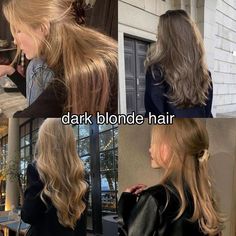 Types Of Blondes For Skin Tone, Haircut What To Ask For, Dark Natural Blonde Hair, Dark Blonde Hair Aesthetic, Natural Dark Blonde Hair, Cherry Blonde, Bohemian Twist, Dark Blonde Hair, Blonde Hair Inspiration