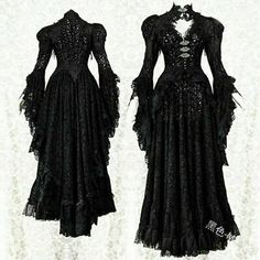 Find many great new & used options and get the best deals for Steampunk Corset Dress Lace Gothic Skirt Long Medieval Dress Plus Size Halloween at the best online prices at eBay! Free shipping for many products! Black And White Ball Gown, Goth Gown, Steampunk Corset Dress, Gothic Skirt, Long Dress Plus Size, Bustle Dress, Boho Festival Fashion, Lace Ball Gowns, Medieval Dress