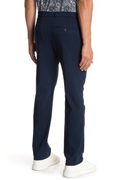 Achieve a neat and professional look in the stylish slim stretch tech pants. Fit: this style fits true to size. Zip fly with hook-and-bar closure. 2 front slash pockets. 2 back welt pockets. Slim leg silhouette. Approx. 10" rise, 32" inseam (size 32). Imported Tech Pants, Dark Sapphire, Pants Fit, Slim Leg Pants, Perry Ellis, Professional Look, Slim Leg, Slim Legs, Welt Pockets