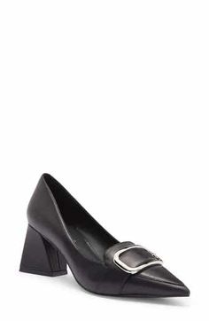 Vagabond Shoemakers Vivian Pointed Toe Mary Jane Pump (Women) | Nordstrom Black Pointed Toe Mary Janes With Rubber Sole, Black Pointed Toe Mary Janes, Black Pointed Toe Mary Jane Leather Shoes, Black Mary Janes With Pointed Toe And Buckle Closure, Luxury Black Mary Janes With Buckle Closure, Vagabond Shoemakers, Mary Jane Pumps, Fabric Gift Bags, Nordstrom Store