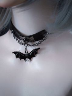 The price is for a choker only, others are not included. Alternative Style Black Metal Choker, Black Metal Alternative Style Choker, Vampire Style Cosplay Choker Jewelry, Vampire Style Choker For Cosplay, Vampire Style Choker Jewelry For Cosplay, Edgy Metal Choker For Cosplay, Edgy Choker For Alternative Fashion, Edgy Halloween Festival Choker, Edgy Halloween Choker As A Gift