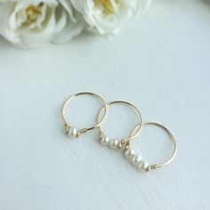 iny Pearl Ring, 14K Gold Filled White Pearl Ring, Dainty Freshwater Pearl Ring https://etsy.me/2ypgysI White Pearl Ring, Dainty Rings, Jewellery Ring, Simple Pearl, Freshwater Pearl Ring, Diy Rings, Gold Filled Earrings, Cute Rings, Ring Dainty