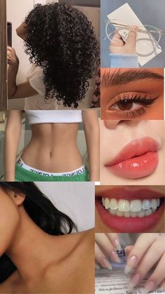 Latina Body Reference, Desired Body Ideas Aesthetic, Desired Face Ideas, Classy Curly Hairstyles, Manifesting Vision Board, The Idol, Pretty Skin Care, روتين العناية بالبشرة, Beauty Goals