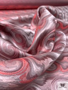 SKU: 15925 Content: 100% Silk Color: Strawberry Red / Grey Width: 40 inches Elegant Red Fabric For Formal Occasions, Wave Design, Silk Necktie, Fabric Gifts, Red And Grey, Fashion Fabric, Necktie, Neck Tie, Quality Fabric